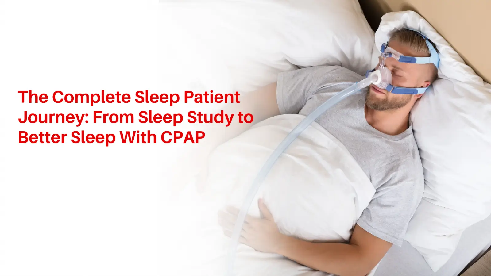 A sleep specialist guiding a patient through CPAP mask fitting and sleep study results at Athens Sleep and Wellness Center.